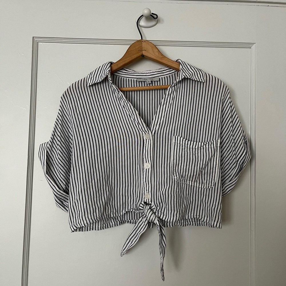 Striped Crop Top